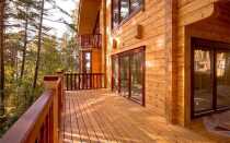 Строительство загородного дома из клеенного бруса