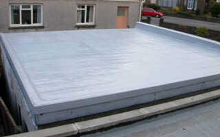 Заливка крыши бетоном