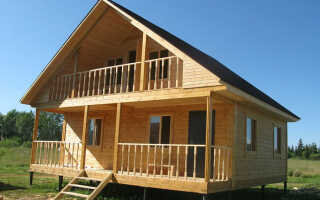 Проекты домов из бруса с мансардой и их строительство