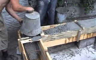 Как заливать ростверк бетоном?