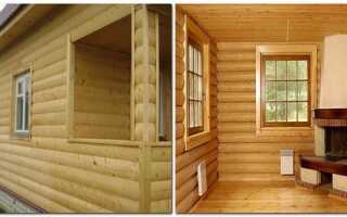 Блок-хаус для наружной и внутренней отделки