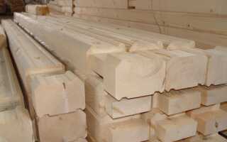 Сухой профилированный брус камерной сушки