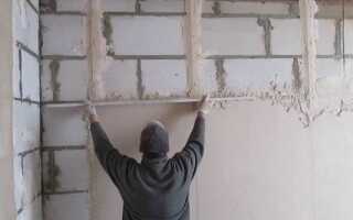 Внутренняя штукатурка стен из газобетона