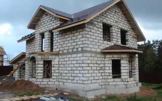 Строительство частного дома из газобетонных блоков
