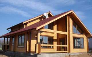 Строительство коттеджей из клеенного бруса