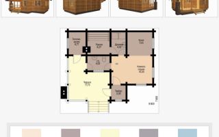 Проекты деревянных коттеджей