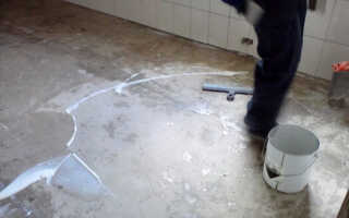 Как отремонтировать бетонный пол?
