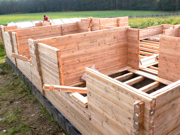 проект одноэтажного дома из профилированного бруса 