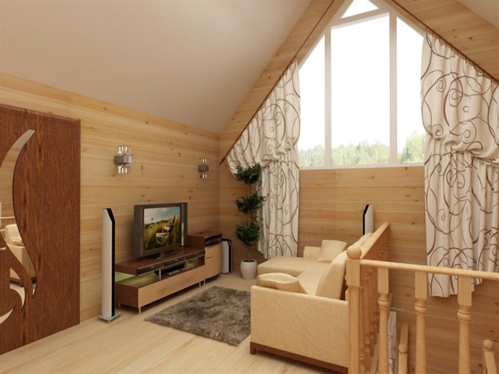 Многие профессионалы отдают предпочтение именно древесине для второго этажа, так как легкость материала не утяжеляет давление на фундамент постройки как сделать перегородки в деревянном доме