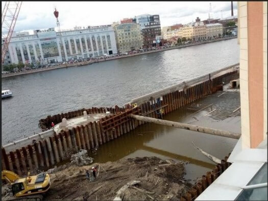 Залить бетон в воду