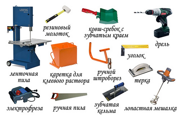 Учитывая особенность кладки пенобетонных блоков, понадобится соответствующий набор специальных и общестроительных инструментов укладка пеноблоков своими руками видео
